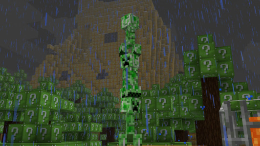 Карта: Лаки блоки в выживании