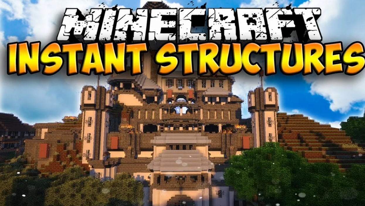 Instant massive mod. Instant structures. Мод instant structures. Instant structures постройки. Мод на готовые постройки.