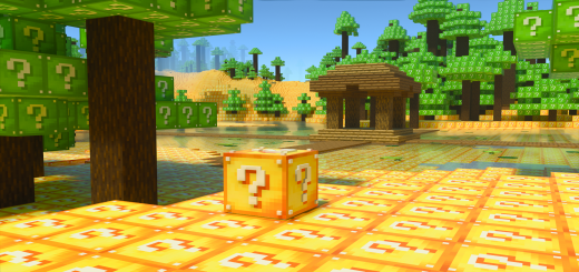 Карта: Лаки блоки в выживании