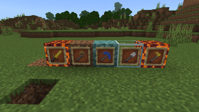 Мод: Стихийное оружие и инструменты