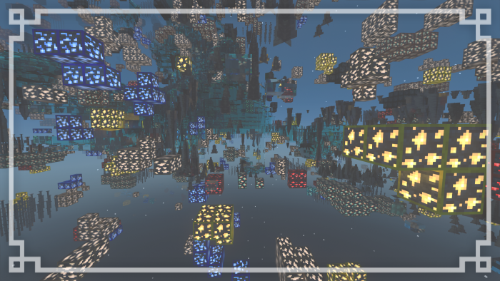 Текстуры: X-Ray+(Подсветка руды)