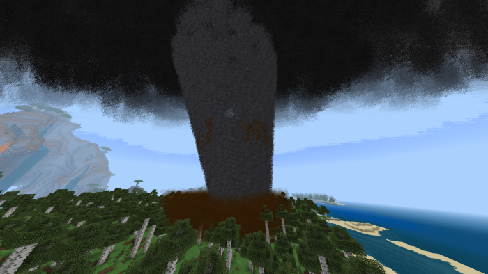 Торнадо майнкрафт. Смерч майнкрафт. Minecraft Tornado Addon v1.16. Мод на Торнадо в майнкрафт пе. Мод на торнадо 1.20
